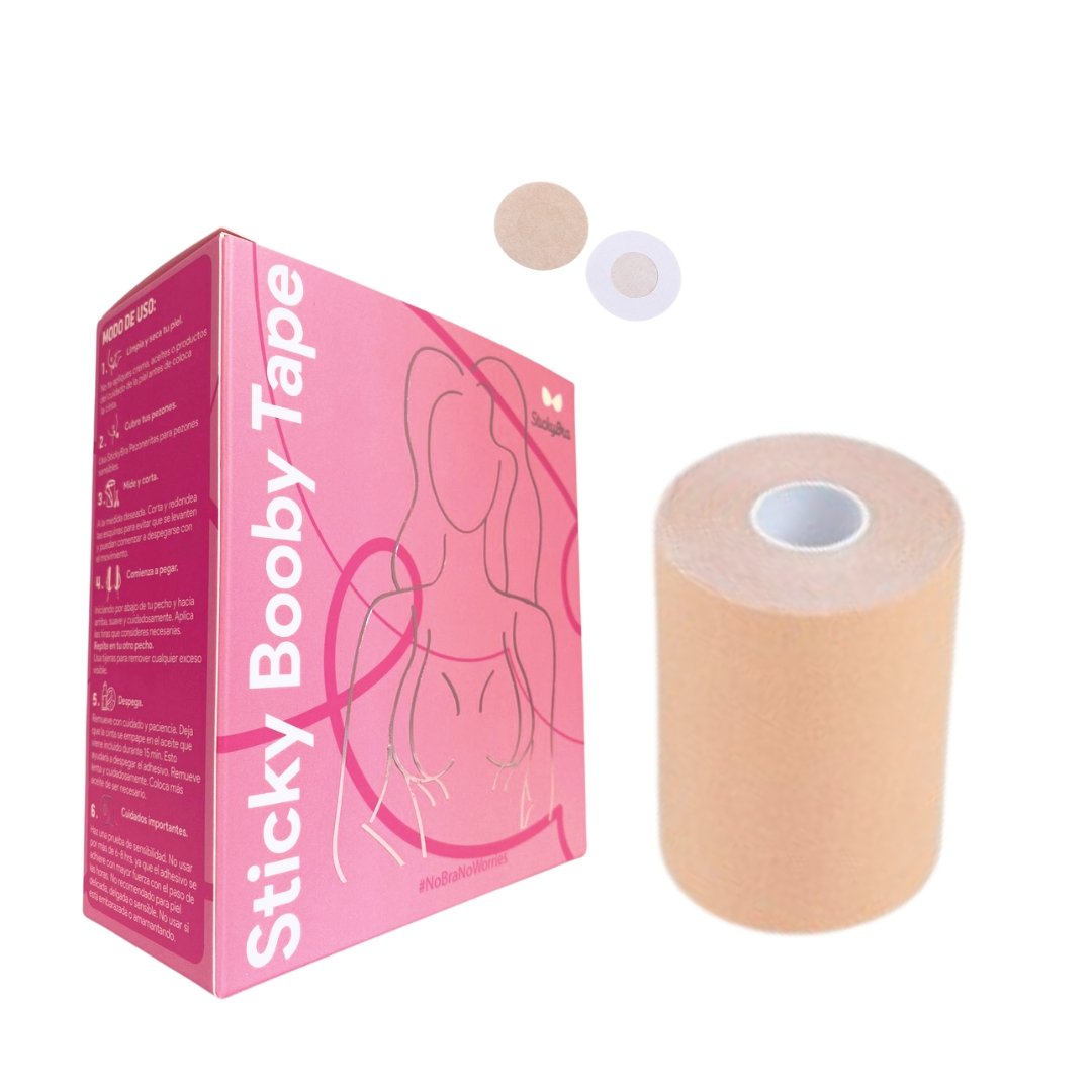 Booby Tape 10 cm - Sticky Bra #brasier_sin_espalda# #brasier_para_escotes# #brasier_para_vestido# #brasier_strapless# #brasier_adhesivo# #brasier_adherente# #brasier_de_silicon# #brasier_escot