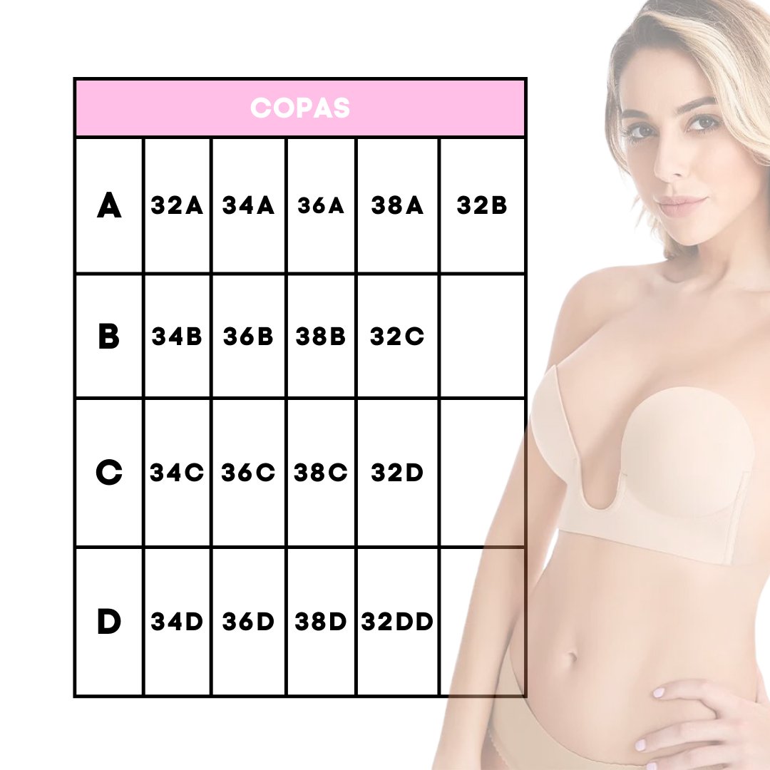 Bra Escote Profundo - Sticky Bra #brasier_sin_espalda# #brasier_para_escotes# #brasier_para_vestido# #brasier_strapless# #brasier_adhesivo# #brasier_adherente# #brasier_de_silicon# #brasier_escot