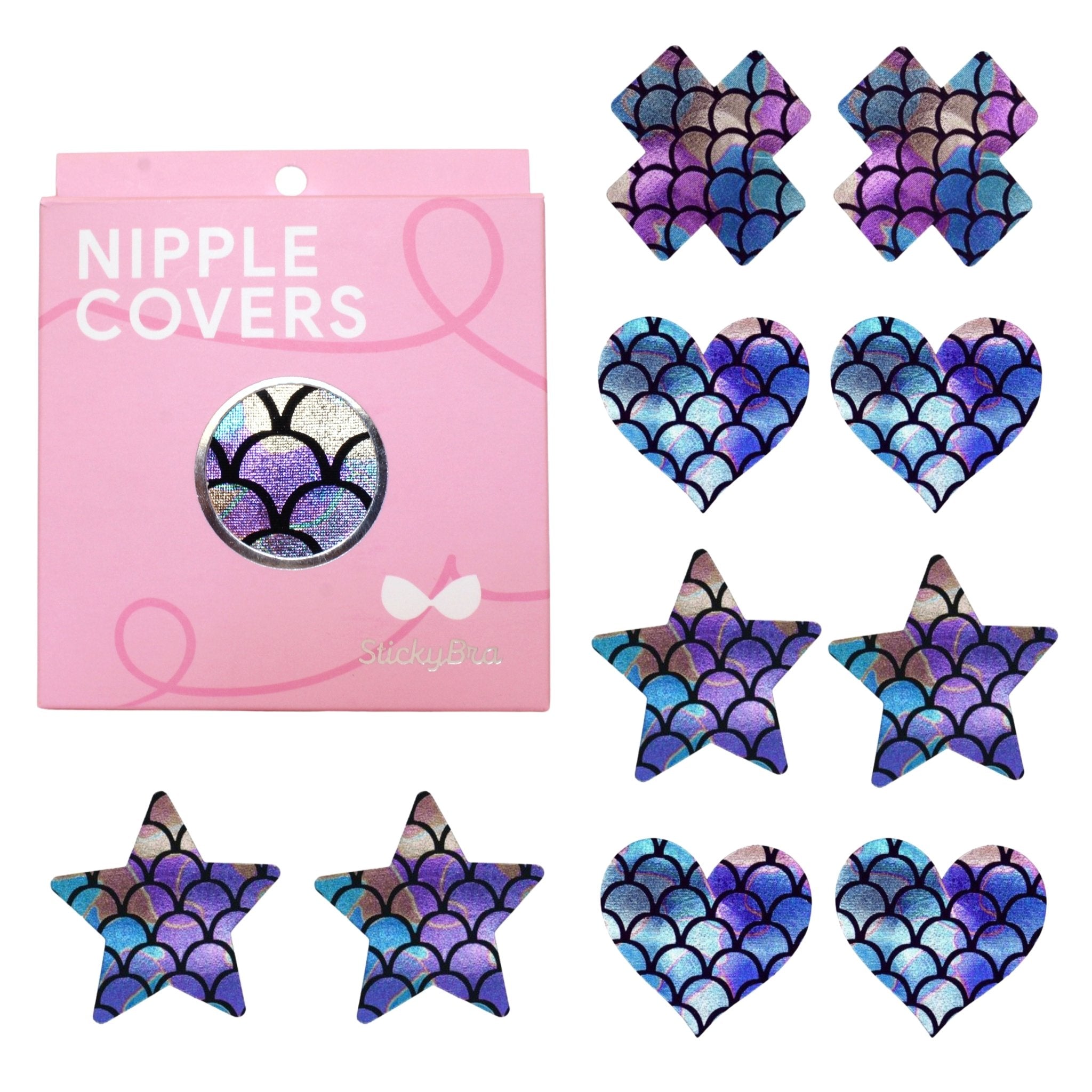 Mermaid Nipple Cover 5 KIT 🧜🏻♀️ - Sticky Bra #brasier_sin_espalda# #brasier_para_escotes# #brasier_para_vestido# #brasier_strapless# #brasier_adhesivo# #brasier_adherente# #brasier_de_silicon# #brasier_escot