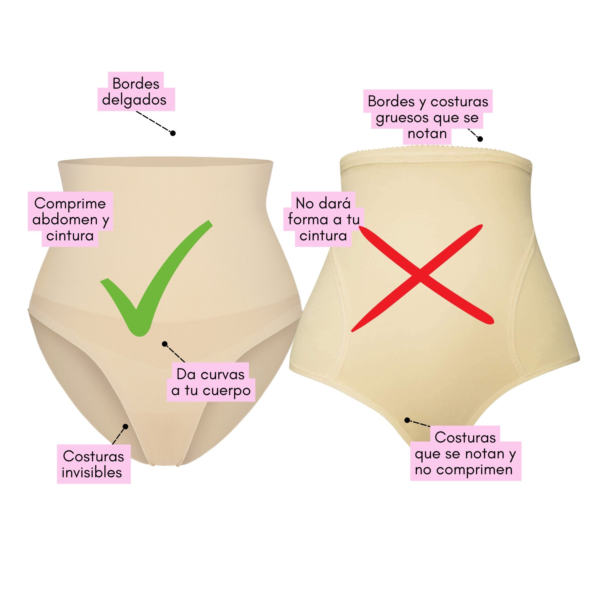 Panty Control Abdomen - Sticky Bra #brasier_sin_espalda# #brasier_para_escotes# #brasier_para_vestido# #brasier_strapless# #brasier_adhesivo# #brasier_adherente# #brasier_de_silicon# #brasier_escot
