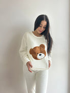 Pijama 2 Piezas Oso - Sticky Bra #brasier_sin_espalda# #brasier_para_escotes# #brasier_para_vestido# #brasier_strapless# #brasier_adhesivo# #brasier_adherente# #brasier_de_silicon# #brasier_escot