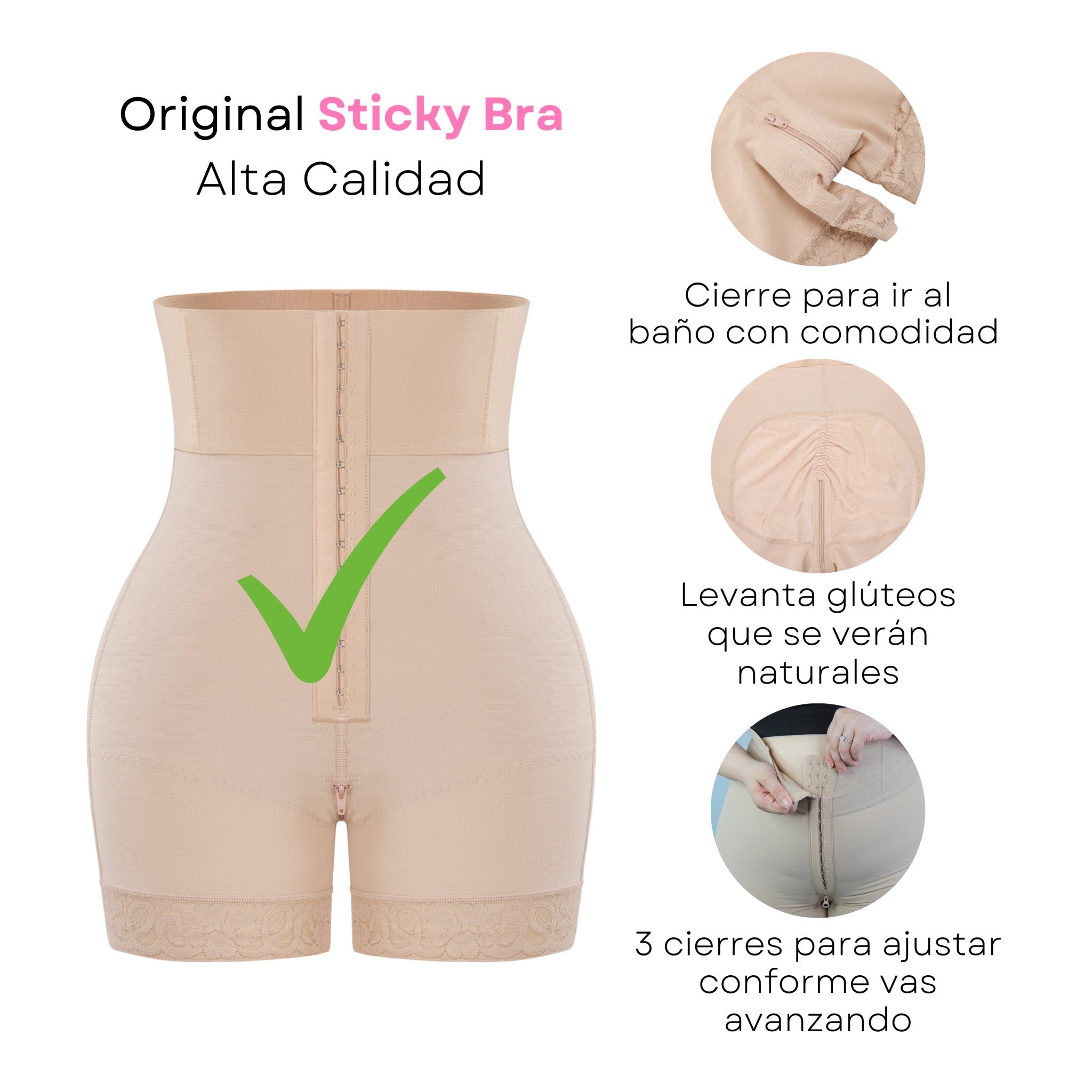 Short Broche - Sticky Bra #brasier_sin_espalda# #brasier_para_escotes# #brasier_para_vestido# #brasier_strapless# #brasier_adhesivo# #brasier_adherente# #brasier_de_silicon# #brasier_escot