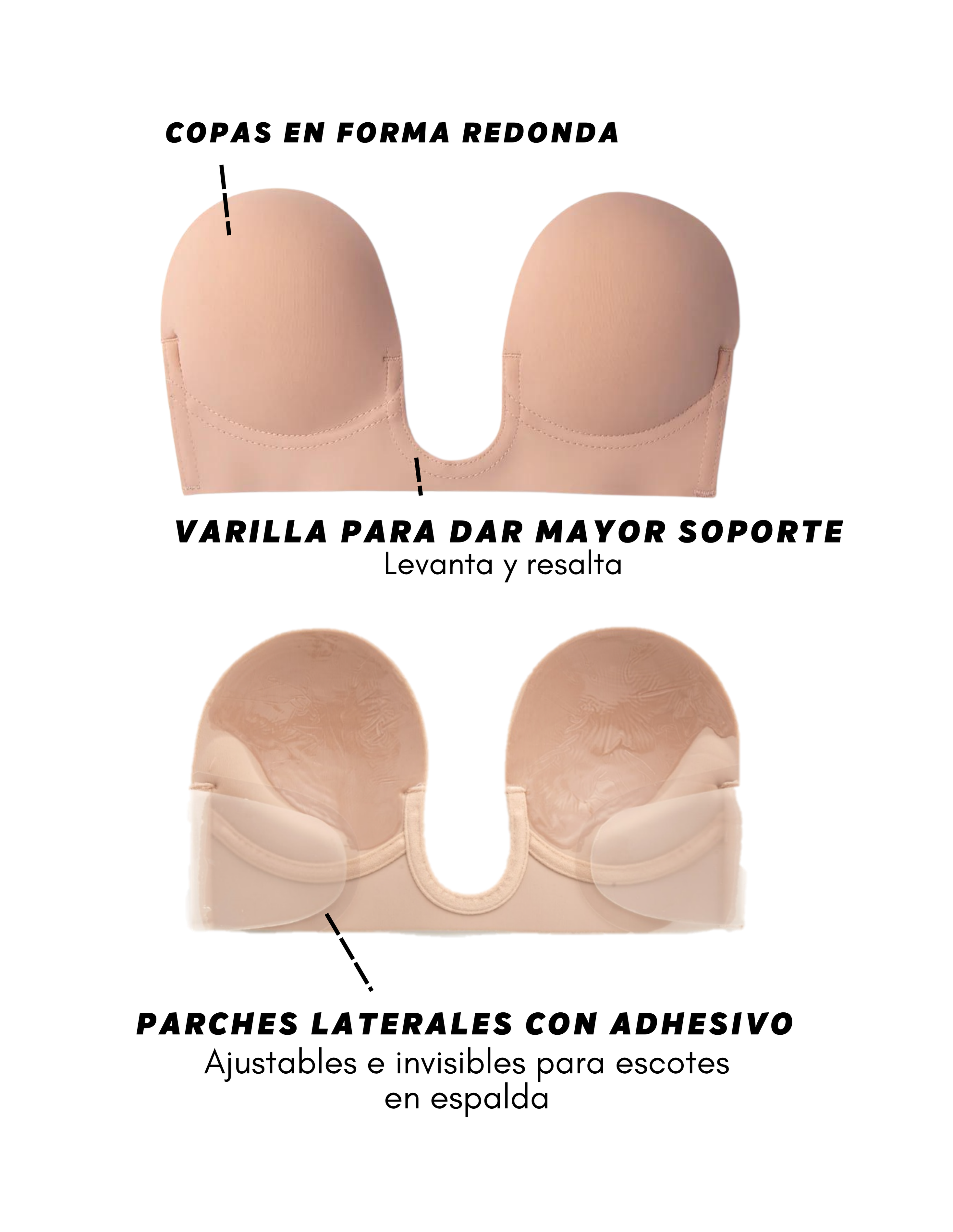 Copas para escotes hotsell