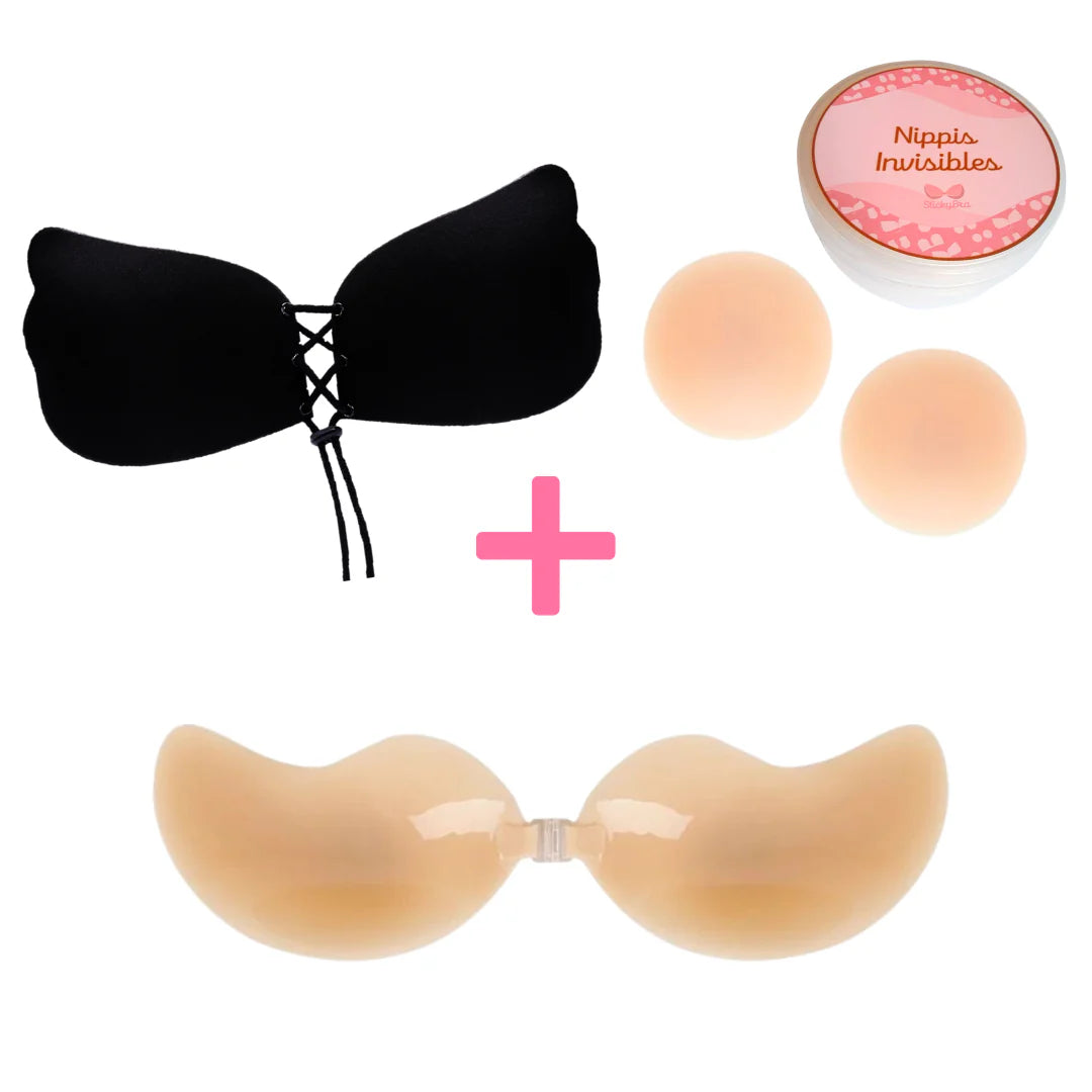 Magic Bra + Invisi Bra + Nippis Invisibles – Sticky Bra