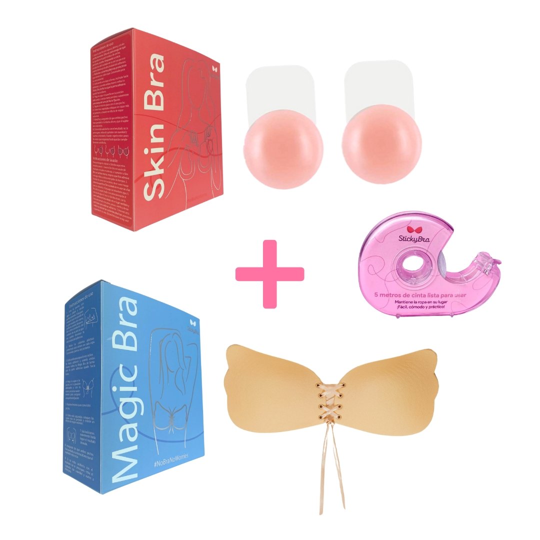 Skin Bra + Magic Bra + Cinta Ropa – Sticky Bra