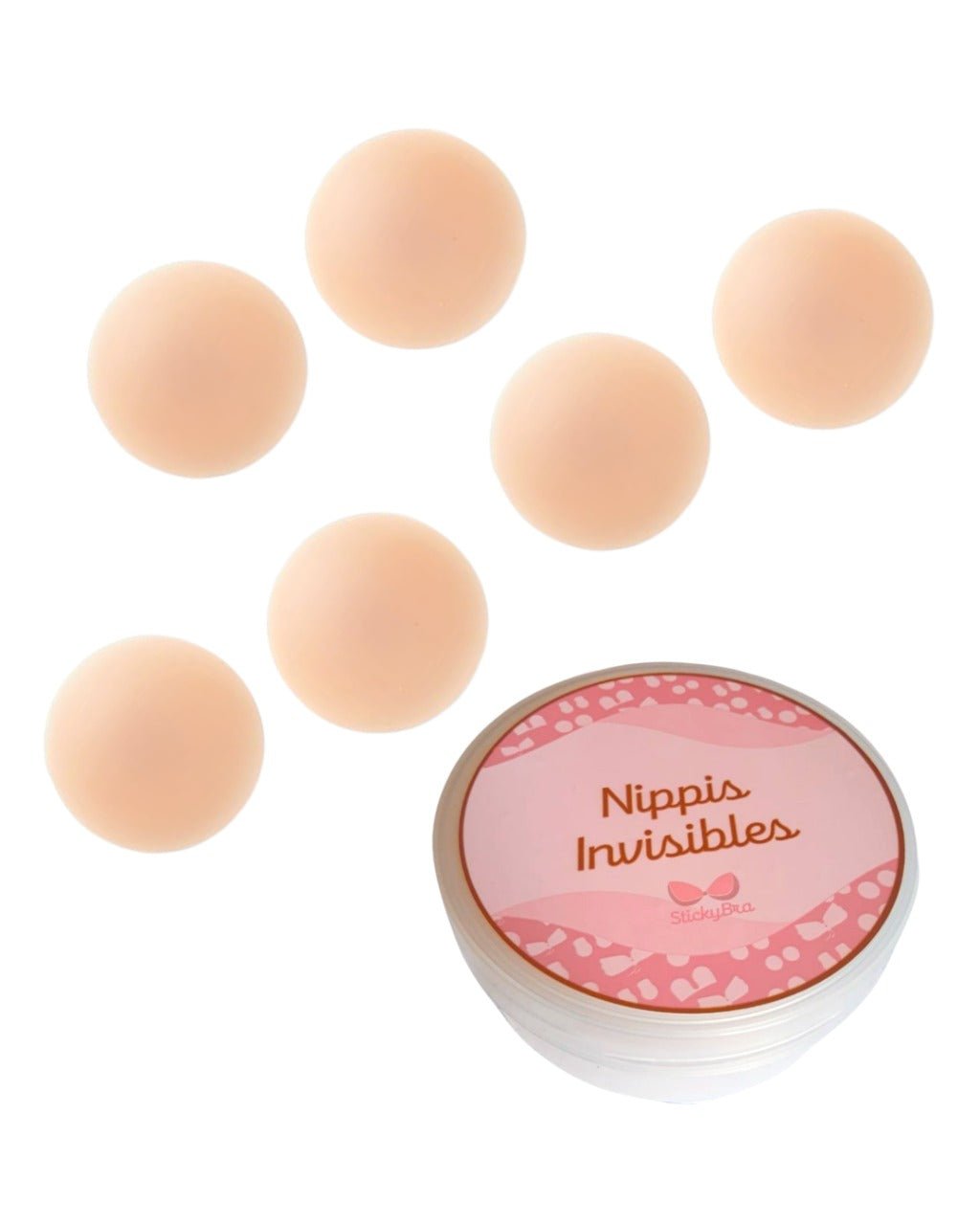 Nippis Invisibles, Pezoneras Reusables, Pezoneras silicone, Sticky Bra