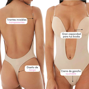Shappie - Body Bra Multiescotes - Sticky Bra #brasier_sin_espalda# #brasier_para_escotes# #brasier_para_vestido# #brasier_strapless# #brasier_adhesivo# #brasier_adherente# #brasier_de_silicon# #brasier_escot